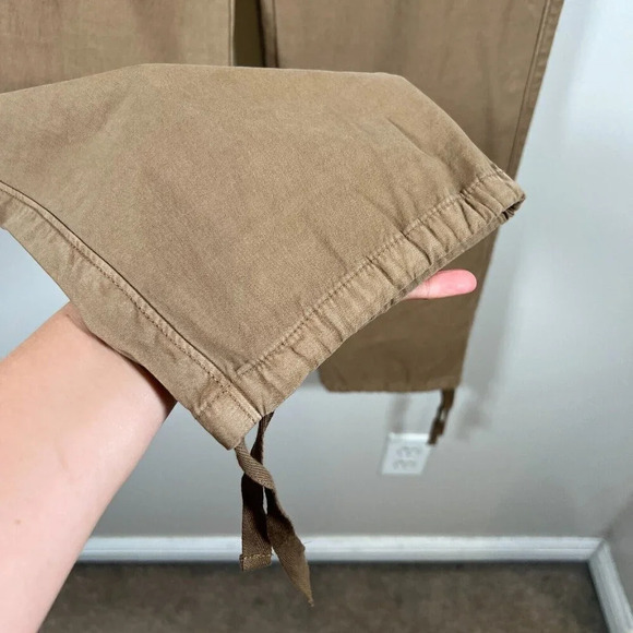 Madewell Low Slung Straight Cargo Pants Size 24 Brown Garment Dyed Slouchy - Picture 8 of 9